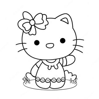 Pagina Da Colorare Di Hello Kitty Carina 81313-23058