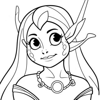 Pagina Da Colorare Di Undyne Limmortale 81727 23388