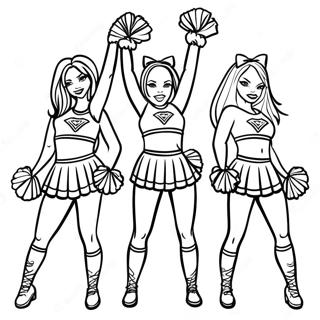 Pagina Da Colorare Delle Cheerleaders Dei Steelers 81880-23504