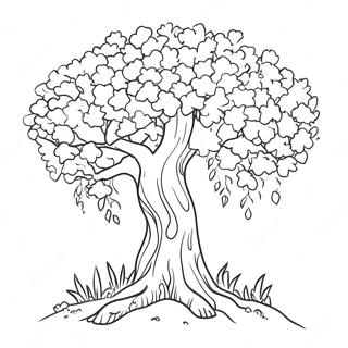 Pagina Da Colorare Del Incantevole Albero Di Ciliegio 82190-23777