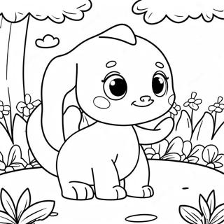 Animali Di Cocomelon Nel Giardino Da Colorare 8291-1545