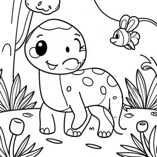 Animali Di Cocomelon Nel Giardino Da Colorare 8291-1547