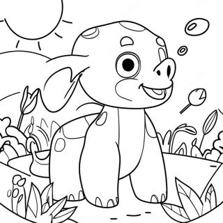 Animali Di Cocomelon Nel Giardino Da Colorare 8291-1548