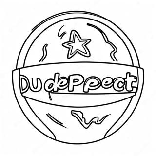 Pagina Da Colorare Del Logo Di Dude Perfect 83163-24523