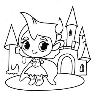 Pagina Da Colorare Di Vampirina Nel Suo Castello 83189 24547