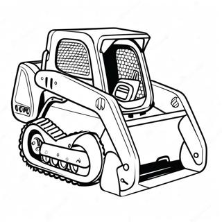 Pagina Da Colorare Dello Skid Steer In Azione 83549-24834