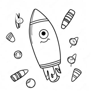 Pagina Da Colorare Personaggio Pastello Carino 83626 24897