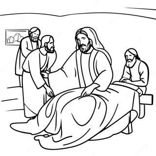 Gesu Che Guarisce I Malati Da Colorare 8382 1114