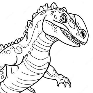 Indominus Rex Che Ruggisce Da Colorare 84600-25654