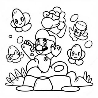 Pagina Da Colorare Di Super Mario 3d World 84725-25746