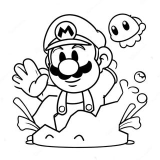Pagina Da Colorare Di Super Mario 3d World 84725-25747