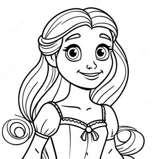 Rapunzel Pagine Da Colorare