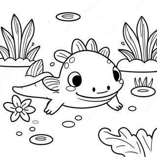 Axolotl Pagine Da Colorare