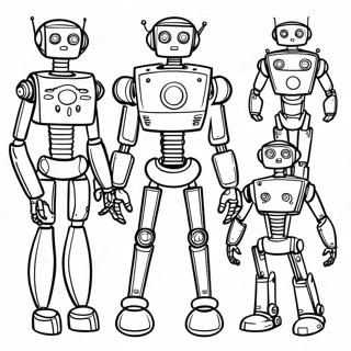 Pagina Da Colorare Di Robot Ai Futuristici 85804-26679
