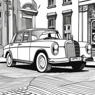 Pagina Da Colorare Della Mercedes Classica 85879-26730