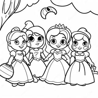 Grande Disney Halloween Pagine da Colorare