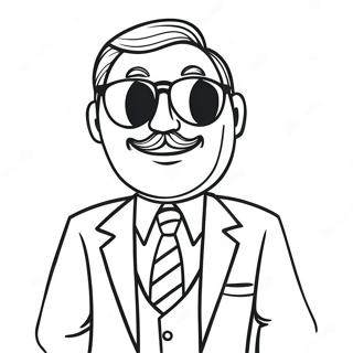 Speakerman Pagine da Colorare