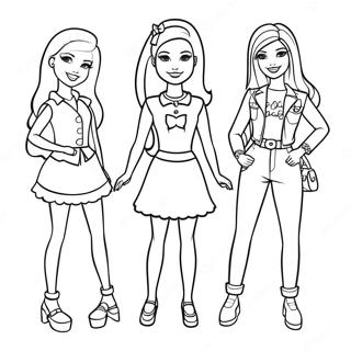 Barbie Vintage Pagine da Colorare
