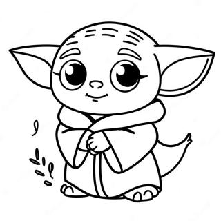 Baby Yoda Pagine Da Colorare