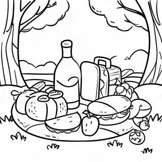 Disegno Da Colorare Picnic 86670-27350