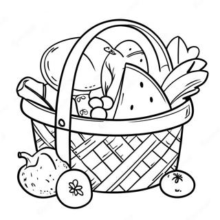Picnic Pagine da Colorare
