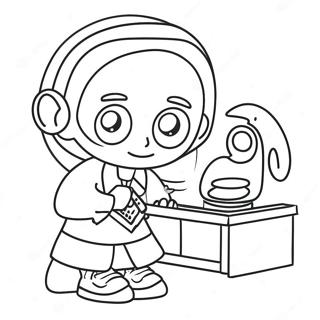 Pagina Da Colorare Del Progetto Scientifico Creativo Di Quarta Elementare 86698-27380