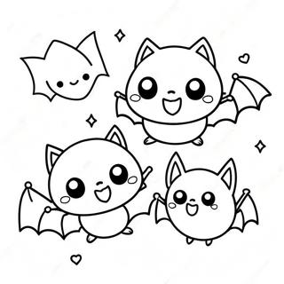 Halloween Kawaii Pagine da Colorare