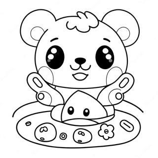 Pagina Da Colorare Di Rilakkuma Cinnamoroll 86926-27551