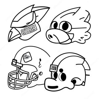 Pagina Da Colorare Dei Mascotte Del Superbowl 2024 87673 28136