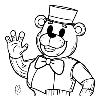 Pagina Da Colorare Di Freddy Fazbear Inquietante 87748-28186