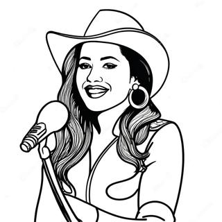 Pagina Da Colorare Di Selena Quintanilla 87901-28483