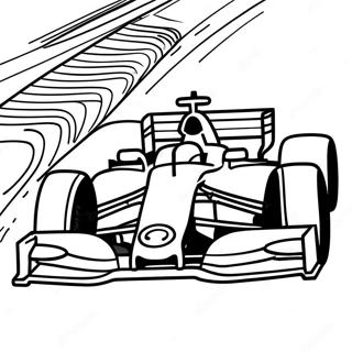 Disegno Da Colorare Di Auto Da Corsa Di Formula 1 88005-28382