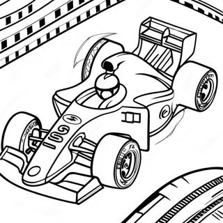 Disegno Da Colorare Di Auto Da Corsa Di Formula 1 88005-28383