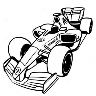 Disegno Da Colorare Di Auto Da Corsa Di Formula 1 88005-28384