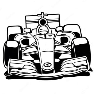 Disegno Da Colorare Di Auto Da Corsa Di Formula 1 88005-28561