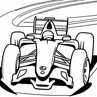 Disegno Da Colorare Di Auto Da Corsa Di Formula 1 88005-28562