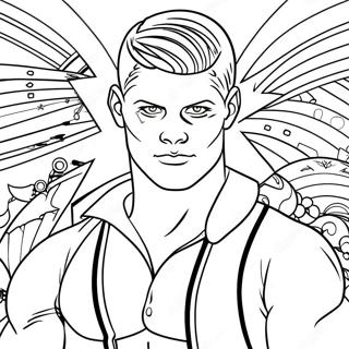 Cody Rhodes Pagine Da Colorare