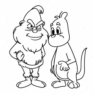 Grinch Pagine da Colorare