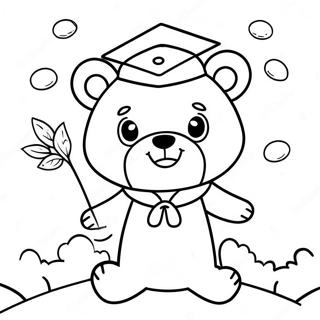 Pagina Da Colorare Dellorso Carino Di Laurea Dellasilo 88674 29083