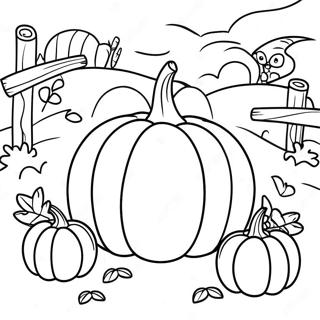 Pagina Da Colorare Di Una Comoda Cucurbita 89447-29681