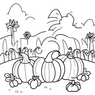 Pagina Da Colorare Di Una Comoda Cucurbita 89447-29684