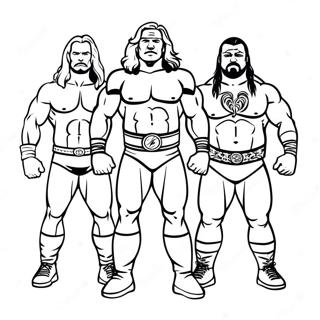 Pagina Da Colorare Dei Wrestler Wwe Vintage 89576 29783