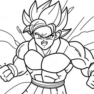 Pagina Da Colorare Di Goku Ultra Istinto In Battaglia 89730-29897