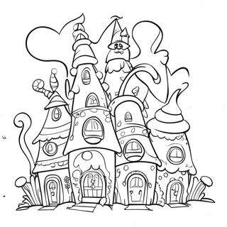 Pagina Da Colorare Delle Case Di Whoville Magiche 89888-30027