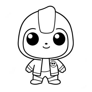 Pagina Da Colorare Di Chibi Sans 90587-30570