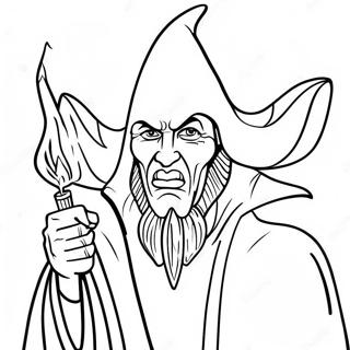 Pagina Da Colorare Stregone Malvagio 90765 30706