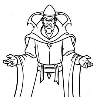 Pagina Da Colorare Stregone Malvagio 90765 30707