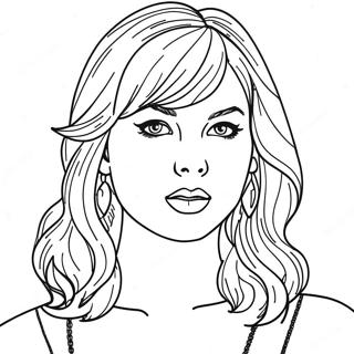 Pagina Da Colorare Di Taylor Swift In Reputation 90942-30835