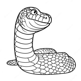 Pagina Da Colorare Del Temibile Re Cobra Pronto A Colpire 91073 30951