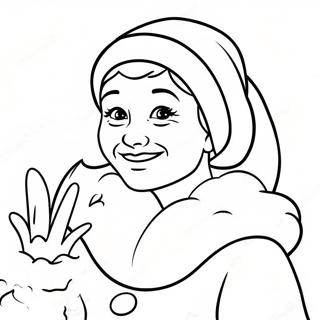 Pagina Da Colorare Di Mrs Claus Allegra 91200 31107